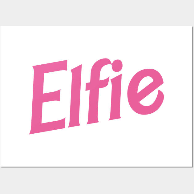 Enchanted Workshop: Elfie in Pink Wall Art by MEWRCH